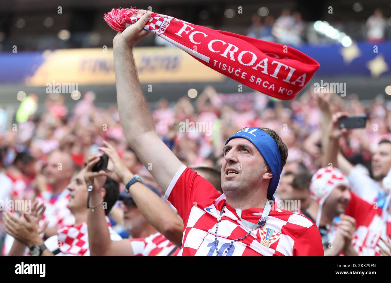 15.07.2018. Moskau, Russland - Fußball-Weltmeisterschaft 2018 , Finale, Kroatien - Frankreich. Foto: Igor Kralj/PIXSELL Stockfoto