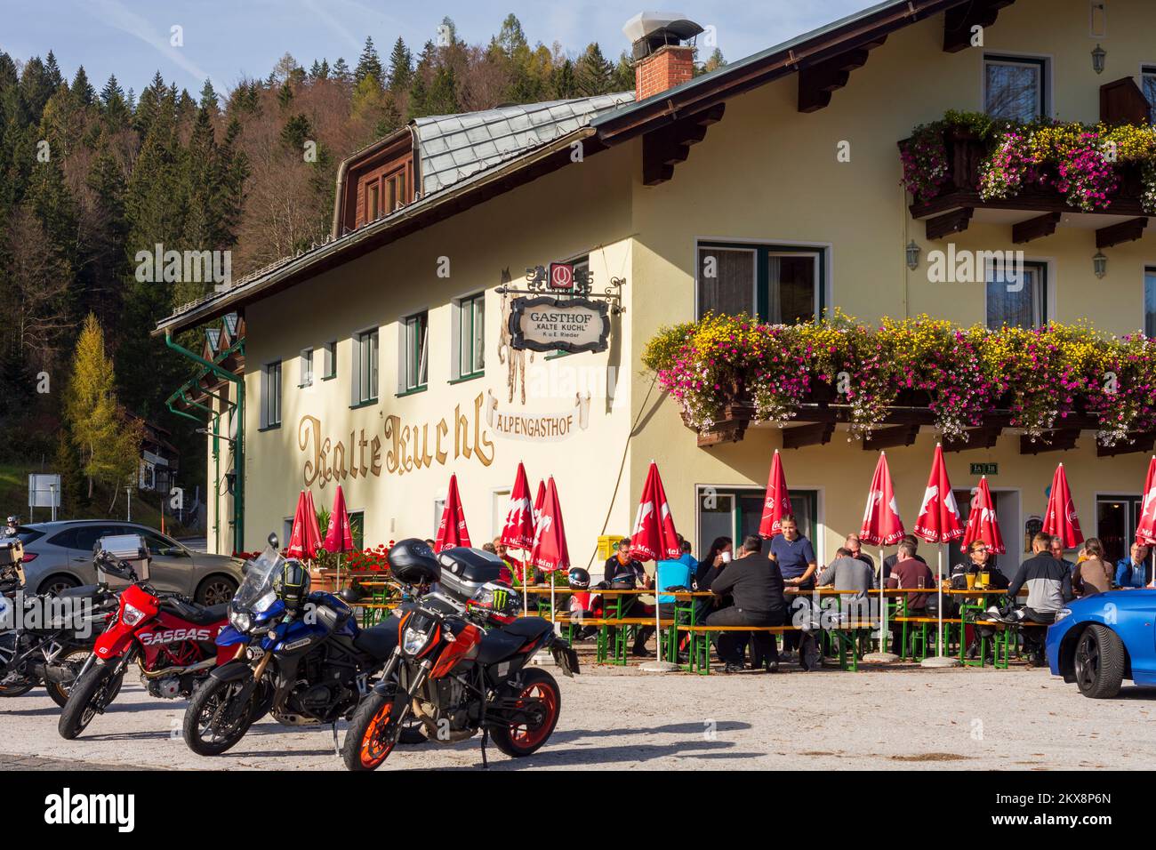 Kleinzell, Restaurant 'Kalte Kuchl' im Mostviertel, Niederösterreich,  Österreich Stockfotografie - Alamy