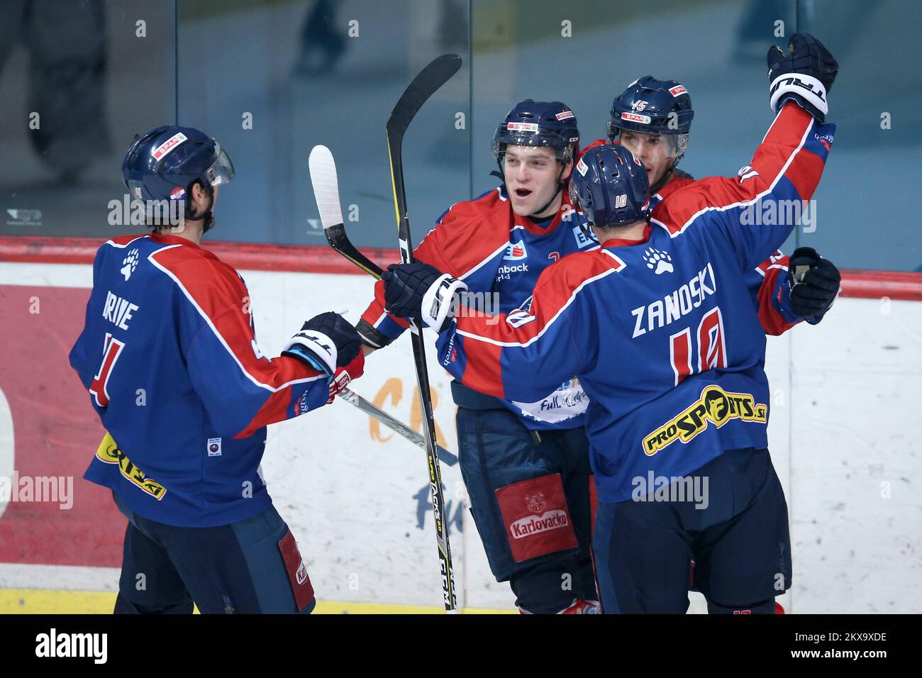 14.12.2018., Zagreb, Kroatien - Eishockey EBEL League, KHL Medvescak vs HC Orli Znojmo. Domen Vedlin. Foto: Luka Stanzl/PIXSELL Stockfoto