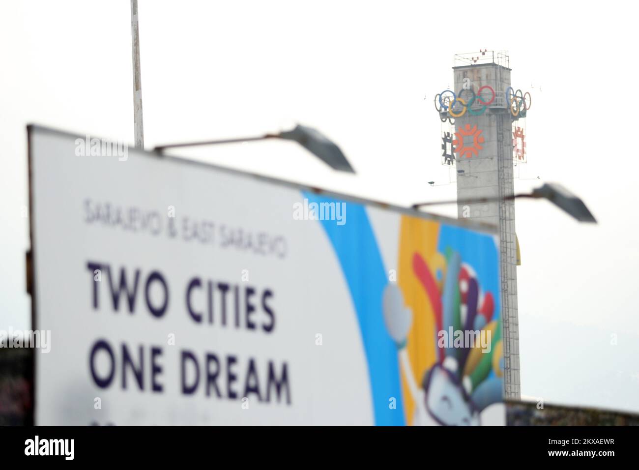 30.01.2019., Sarajevo, Bosnien und Herzegowina - Olympische Halle Juan Antonio Samaranch (Zetra Olympische Halle). Foto: Armin Durgut/PIXSELL Stockfoto