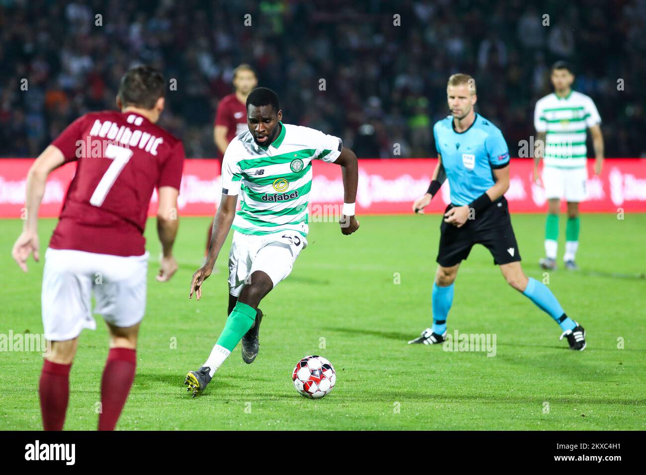 09.07.2019., Asim Ferhatovic Hase Stadium, Sarajevo, Bosnien und Herzegowina - das erste Spiel der ersten Qualifikationsrunde der UEFA Champions League, FC Sarajevo - FC Celtic. Odsonne Edouard Foto: Armin Durgut/PIXSELL Stockfoto