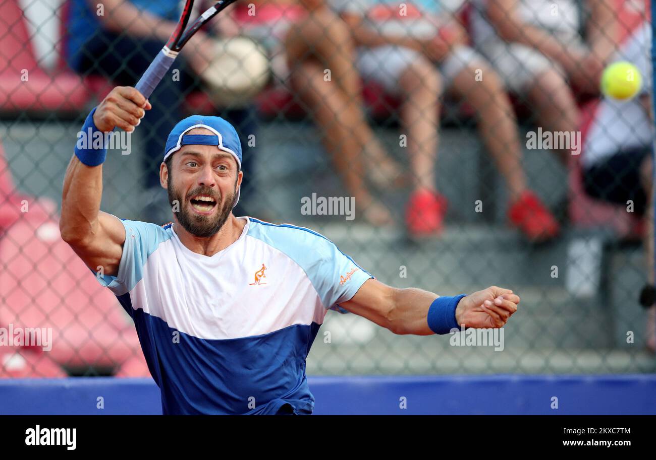 17.07.2019., Umag, Kroatien - 30. Plava laguna Croatia Open Umag 2019. Laslo Djere, Serbien - Paolo Lorenzi, Italien Foto: Igor Kralj/PIXSELL Stockfoto