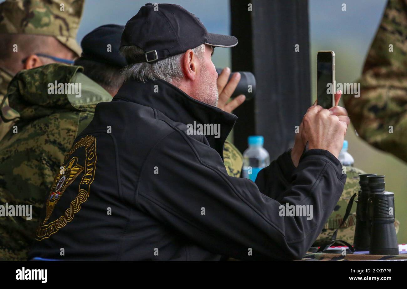 02.10.2019., Kroatien, Slunj - Internationale Militärübung "UDAR 19" auf dem militärischen Ausbildungsgelände "Eugen Kvaternik" Foto: Matija Habljak/PIXSELL Stockfoto