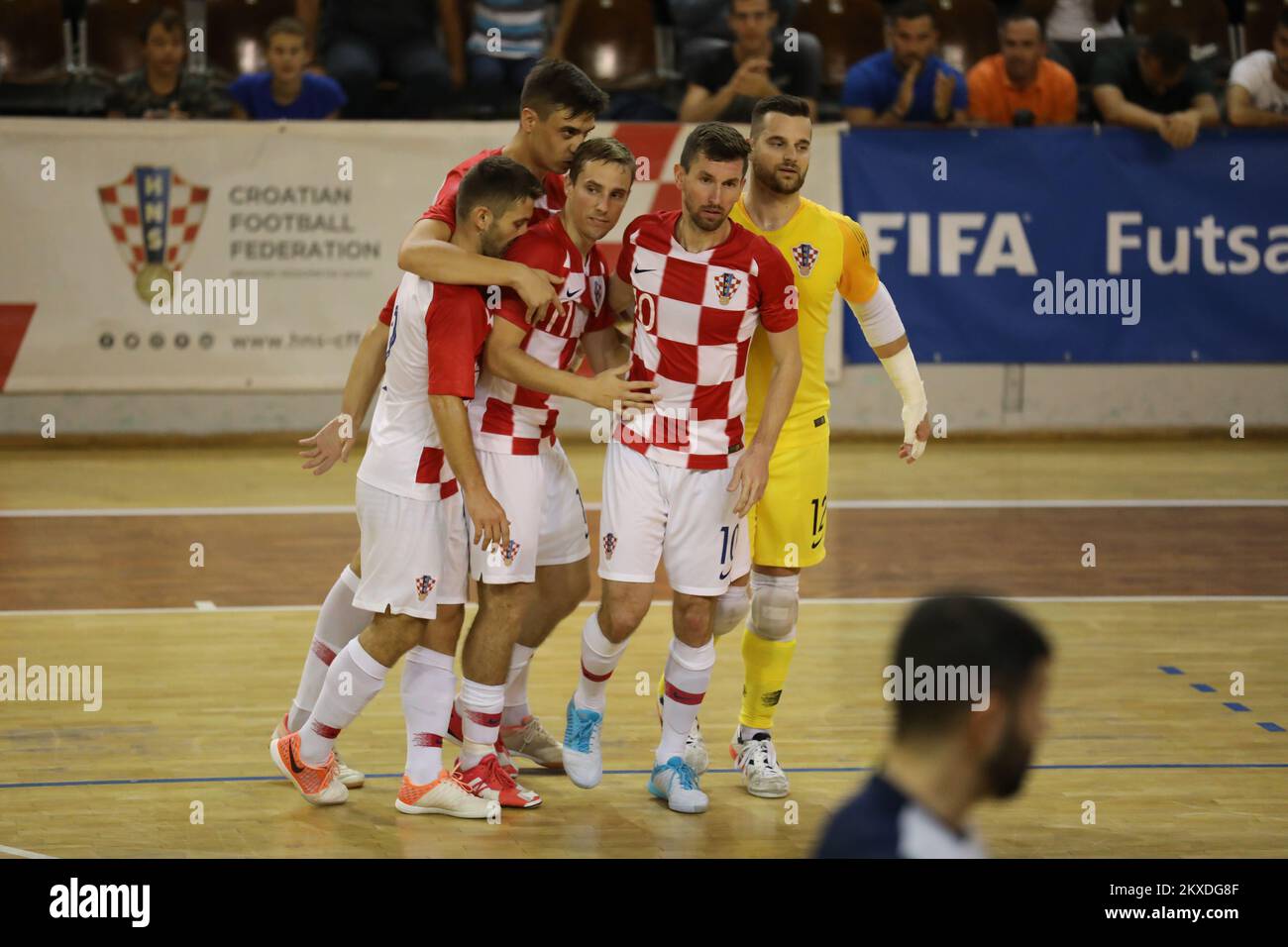 24.10.2019., Dubrovnik, Kroatien - Hauptrunde des europäischen Qualifikationswettbewerbs für die FIFA Futsal Weltmeisterschaft 2020, Gruppe 7, Kroatien - Schweden. Foto: Grgo Jelavic/PIXSELL Stockfoto