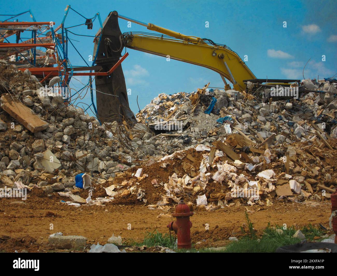 Tornado Hackleburg, Alabama , 19. Juli 2011 das Wrangler Distribution