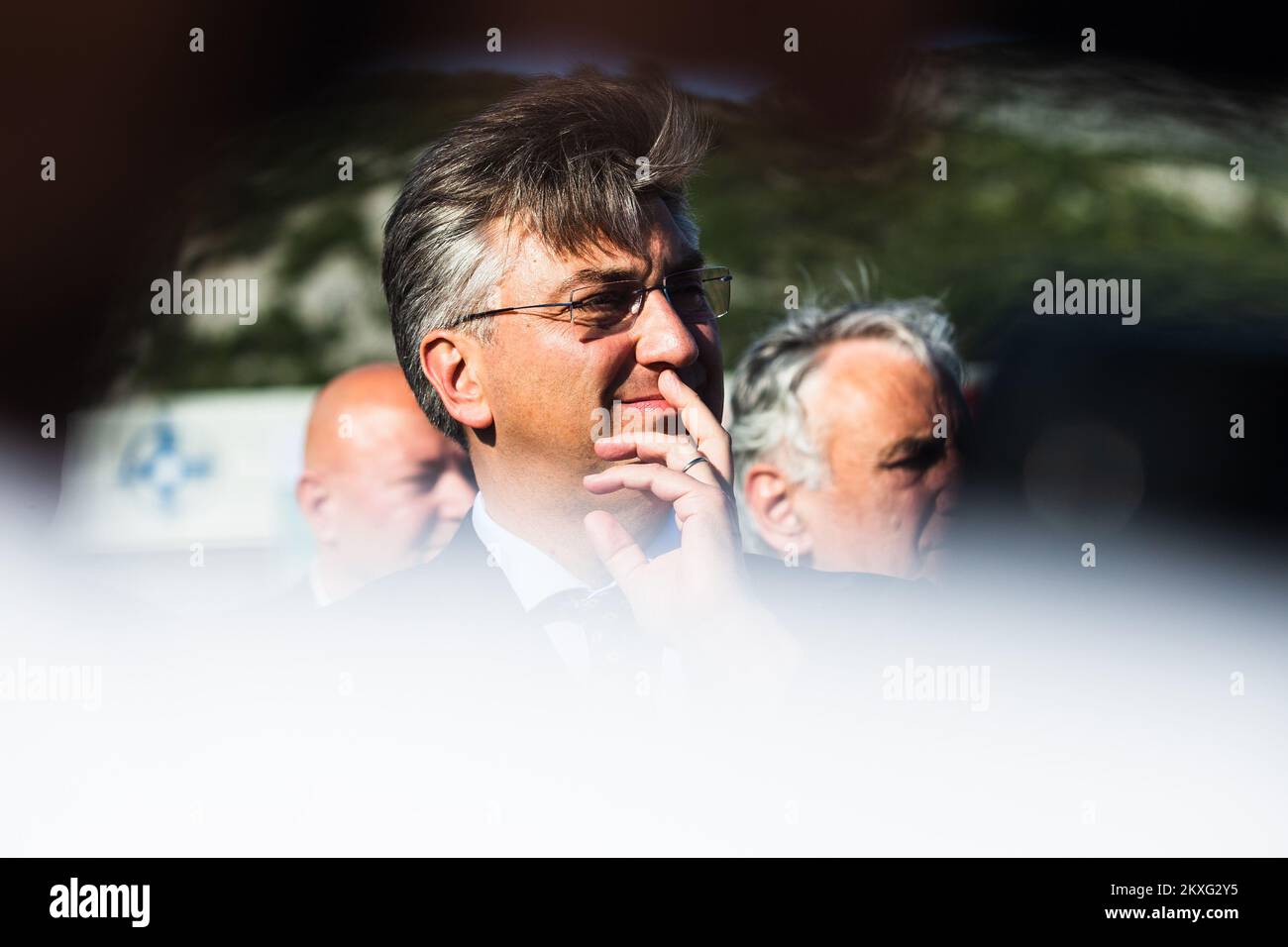 Kroatien-Flaggen Schal Mit Fransen - Weicher Kaschmir-Look Für Herbst & Winter