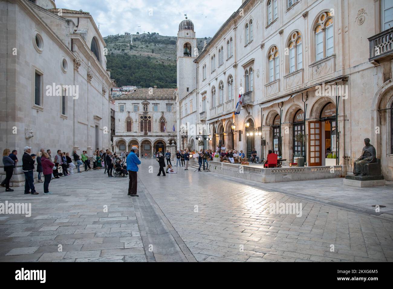 04.06.2020., Dubrovnik, Kroatien Schauspieler des Marin Drzic
