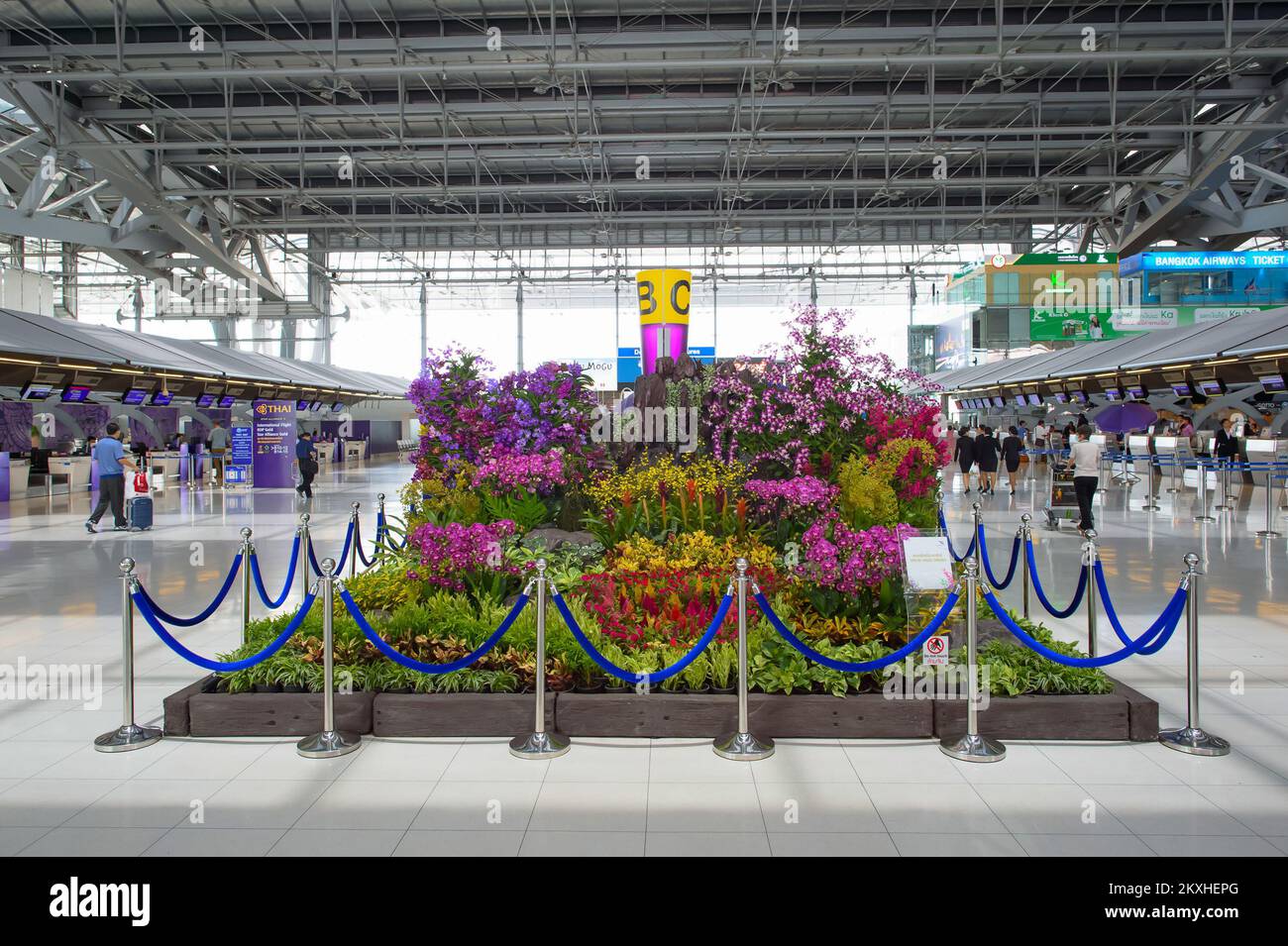 Entfernug Flughafen Suvarnabhumi Lumini-park www.alamy.de
