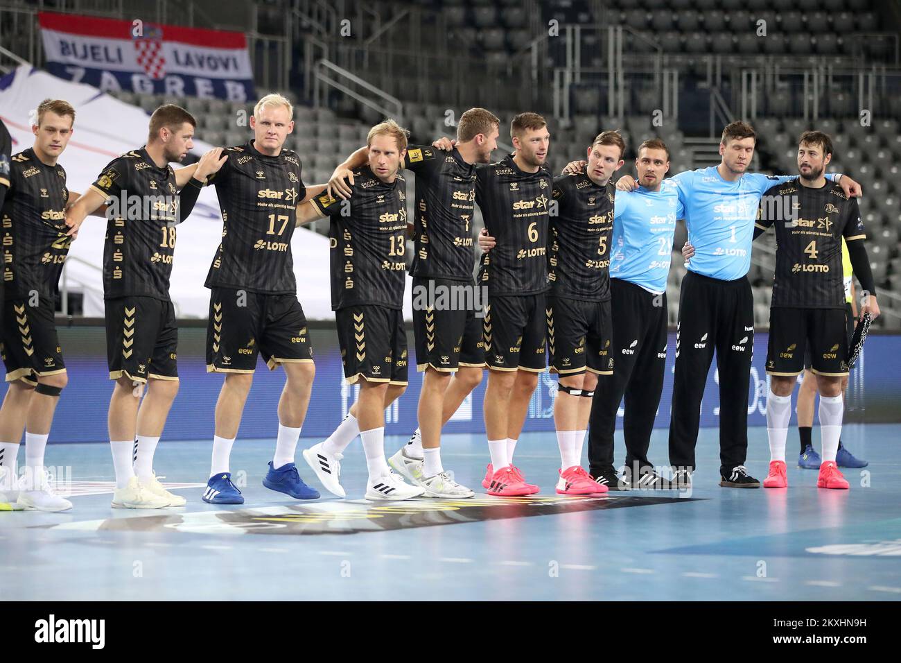 THW Kiel spielt am 17. September 2020 in Zagreb, Kroatien, ein früheres EHF Champions League-Spiel zwischen PPD Zagreb und THW Kiel. Foto: Igor Kralj/PIXSELL Stockfoto