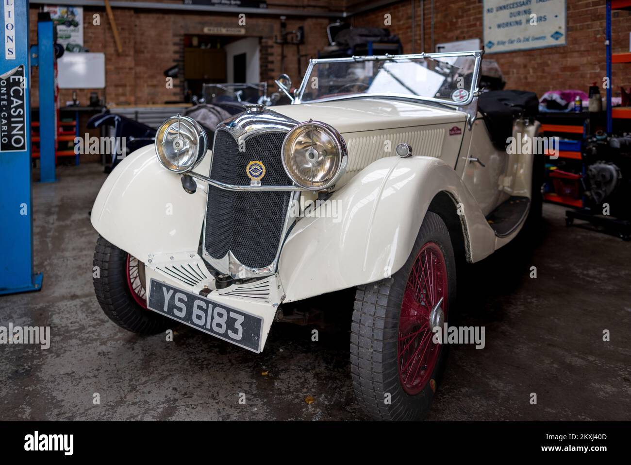 1936 Riley Lynx „YS 6183“ auf der Workhorse Assembly am 27.. November 2022 im Bicester Heritage Centre Stockfoto