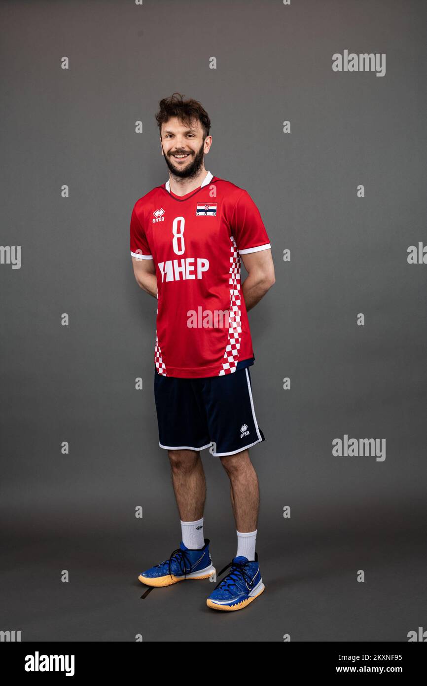 Volleyballspieler der kroatischen Volleyballmannschaft Sven Sarcevic in