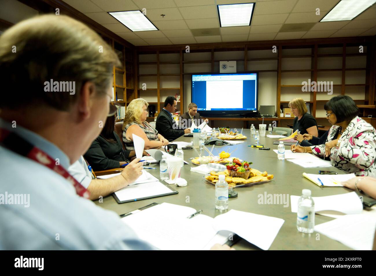 Notfallplanung und Sicherheit – Atlanta, Ga , 7. Mai 2012 FEMA Region IV Grants Management Division schult zu einer bewährten Lean-Six Sigma Methode zur Prozessverbesserung. Schulungen wie diese helfen dabei, einen besseren Kundenservice zu gewährleisten und den Behörden Geld zu sparen. Tim Burkitt/FEMA... Fotos zu Katastrophen- und Notfallmanagementprogrammen, Aktivitäten und Beamten Stockfoto