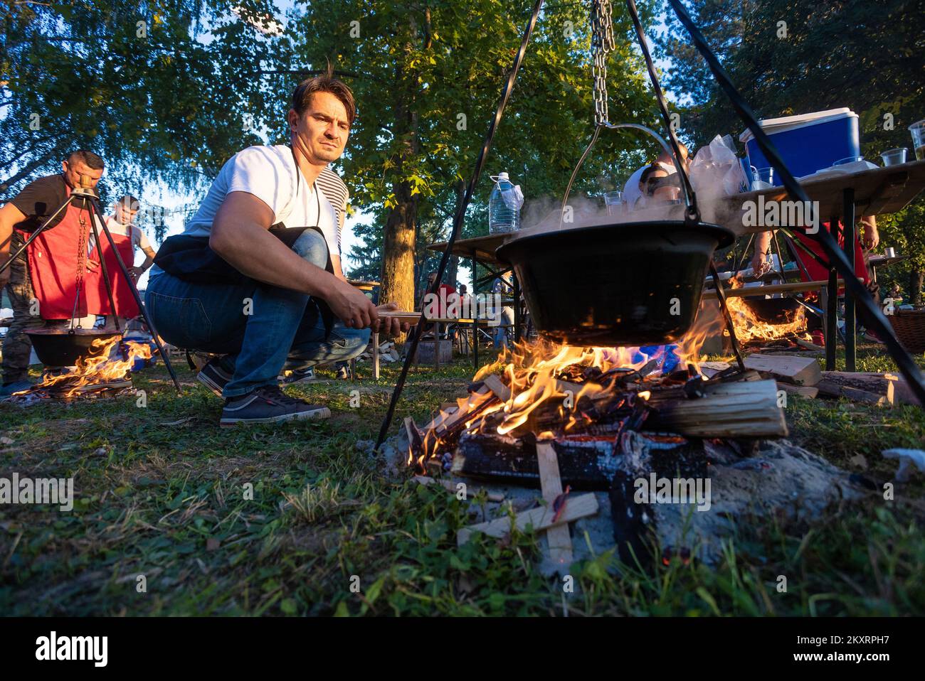Fans der Baranja-Gastronomie nahmen am größten „Fisijada“ Teil, einem ...