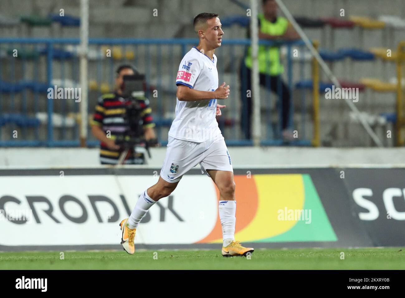 12.09.2021., Stadion Kranjceviceva, Zagreb - Hrvatski Telekom Prva Liga, 8. kolo, NK Lokomotiva - NK Osijek, Mateo Maric. Foto: Luka Stanzl/PIXSELL Stockfoto