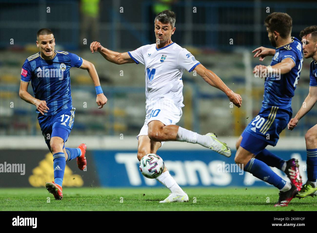 12.09.2021., Stadion Kranjceviceva, Zagreb - Hrvatski Telekom Prva Liga, 8. kolo, NK Lokomotiva - NK Osijek. Mihret Topcagic. Foto: Luka Stanzl/PIXSELL Stockfoto