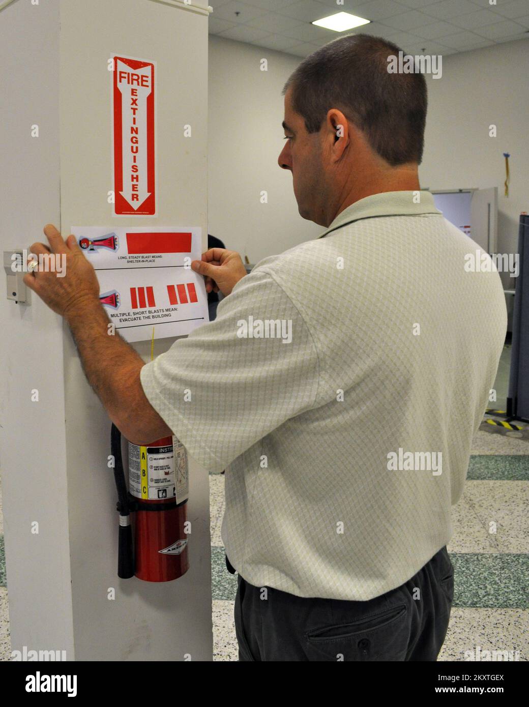 Sicherheit für die gemeinsame Außendienststelle. Florida Tropical Storm Debby. Fotos zu Katastrophen- und Notfallmanagementprogrammen, Aktivitäten und Beamten Stockfoto