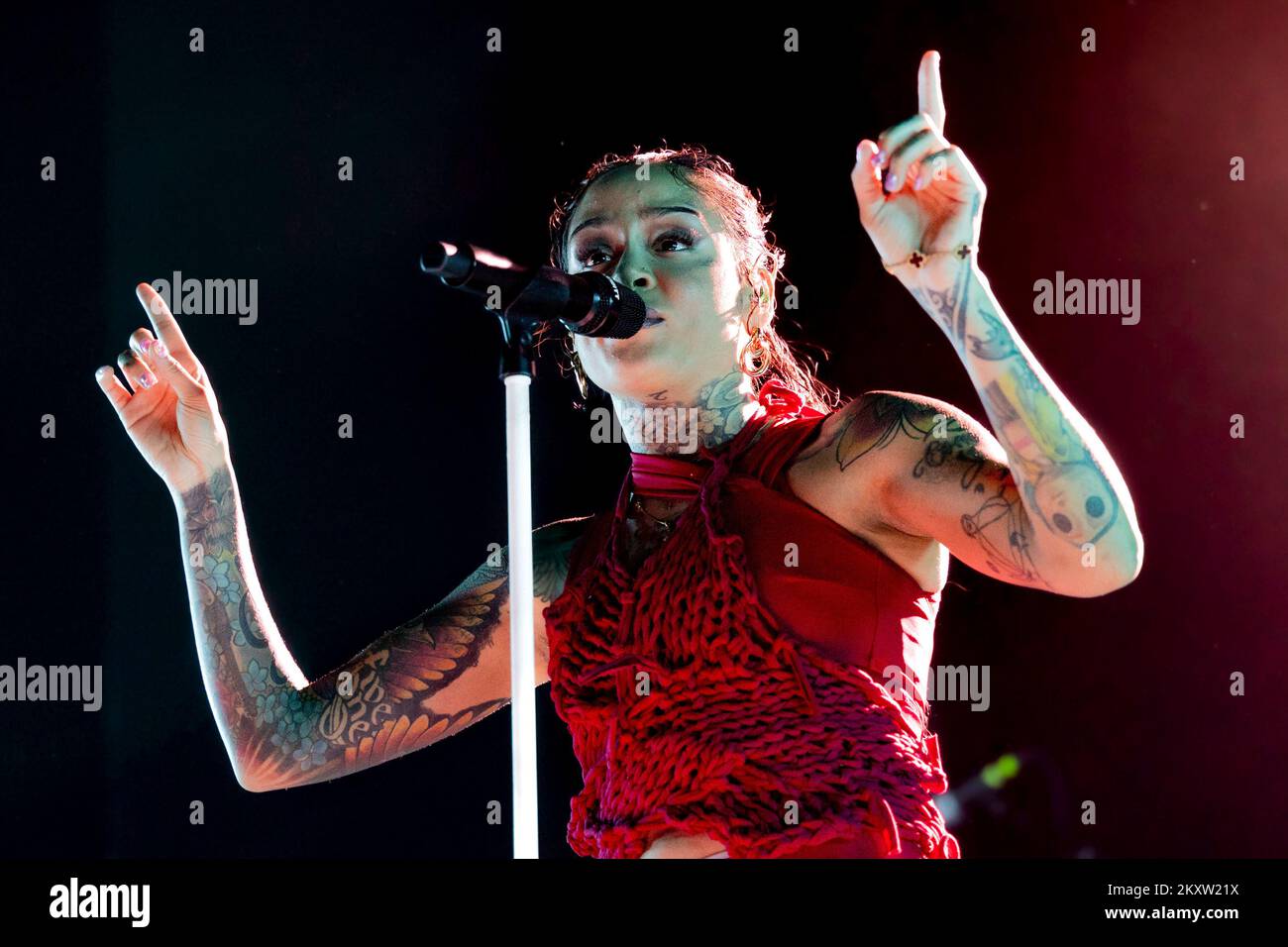 Italien 29. November 2022 Kehlani - Blue Water Road - live in Fabrique in Mailand © Andrea Ripamonti / Alamy Stockfoto