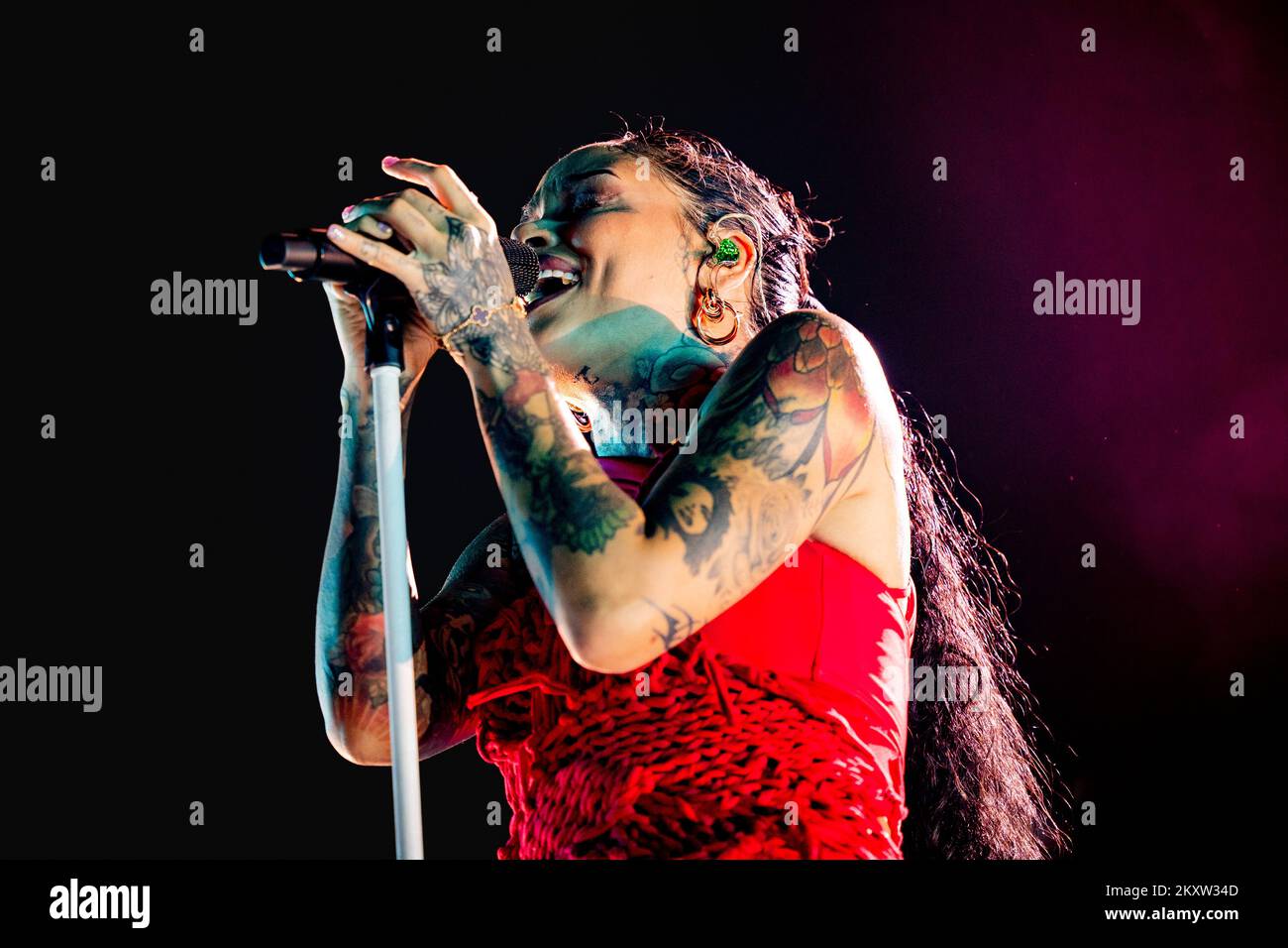 Italien 29. November 2022 Kehlani - Blue Water Road - live in Fabrique in Mailand © Andrea Ripamonti / Alamy Stockfoto