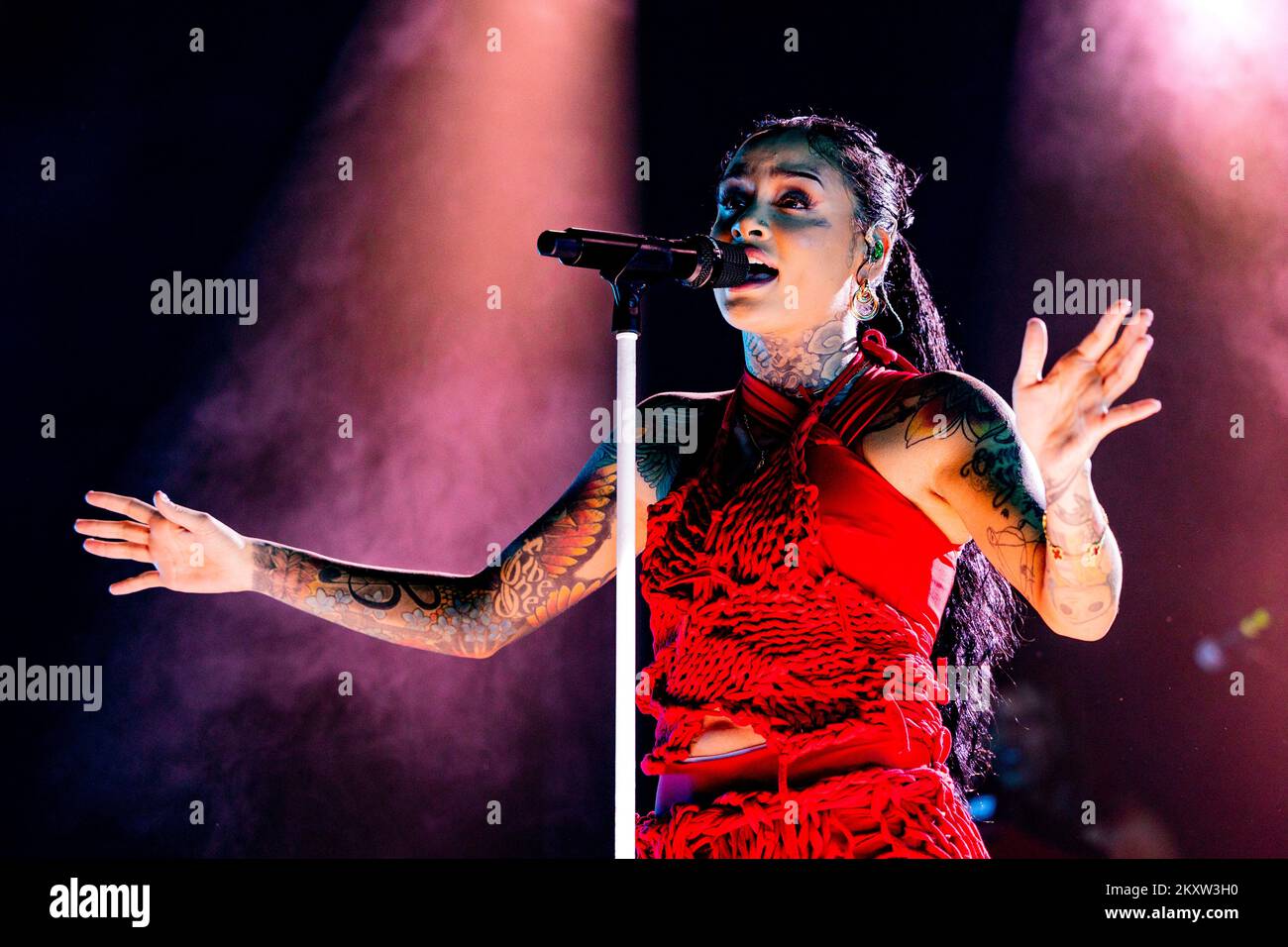 Italien 29. November 2022 Kehlani - Blue Water Road - live in Fabrique in Mailand © Andrea Ripamonti / Alamy Stockfoto