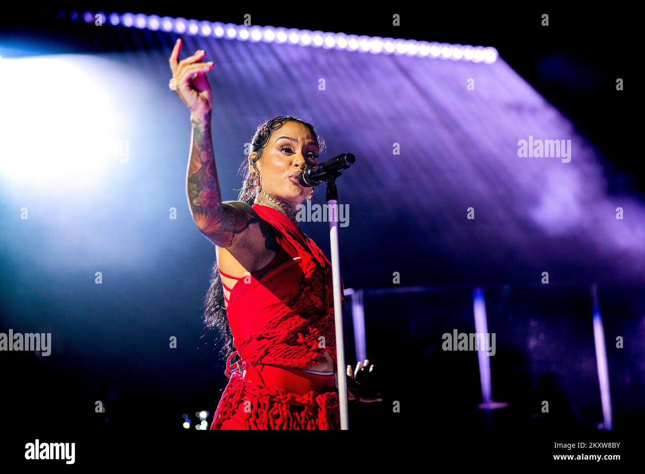Italien 29. November 2022 Kehlani - Blue Water Road - live in Fabrique in Mailand © Andrea Ripamonti / Alamy Stockfoto