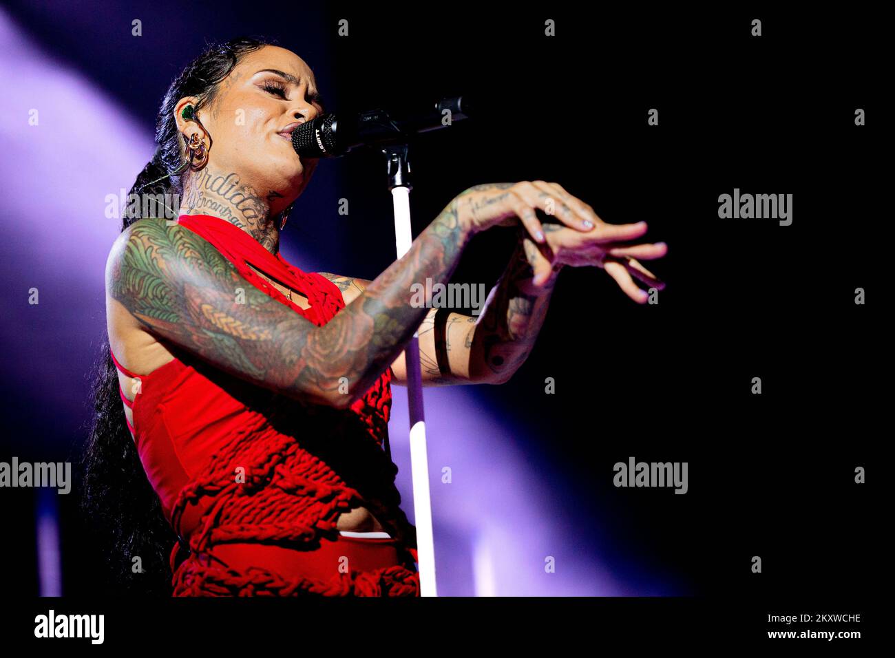Italien 29. November 2022 Kehlani - Blue Water Road - live in Fabrique in Mailand © Andrea Ripamonti / Alamy Stockfoto