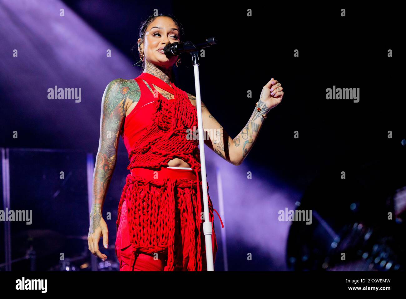 Italien 29. November 2022 Kehlani - Blue Water Road - live in Fabrique in Mailand © Andrea Ripamonti / Alamy Stockfoto