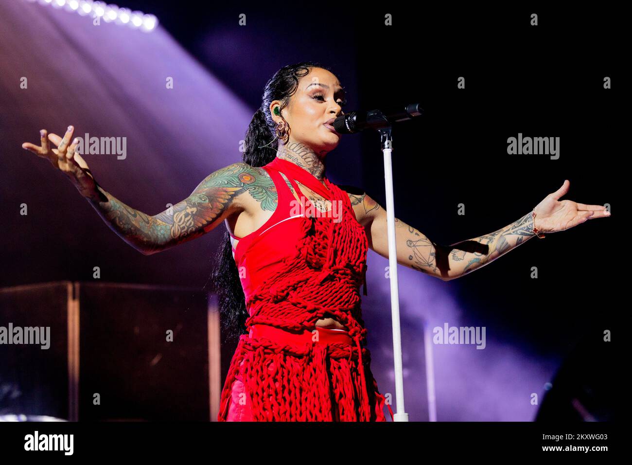 Italien 29. November 2022 Kehlani - Blue Water Road - live in Fabrique in Mailand © Andrea Ripamonti / Alamy Stockfoto
