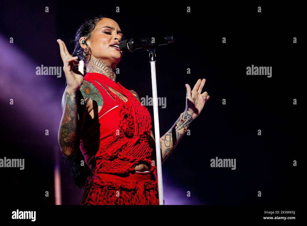 Italien 29. November 2022 Kehlani - Blue Water Road - live in Fabrique in Mailand © Andrea Ripamonti / Alamy Stockfoto