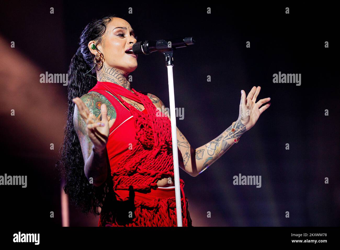Italien 29. November 2022 Kehlani - Blue Water Road - live in Fabrique in Mailand © Andrea Ripamonti / Alamy Stockfoto