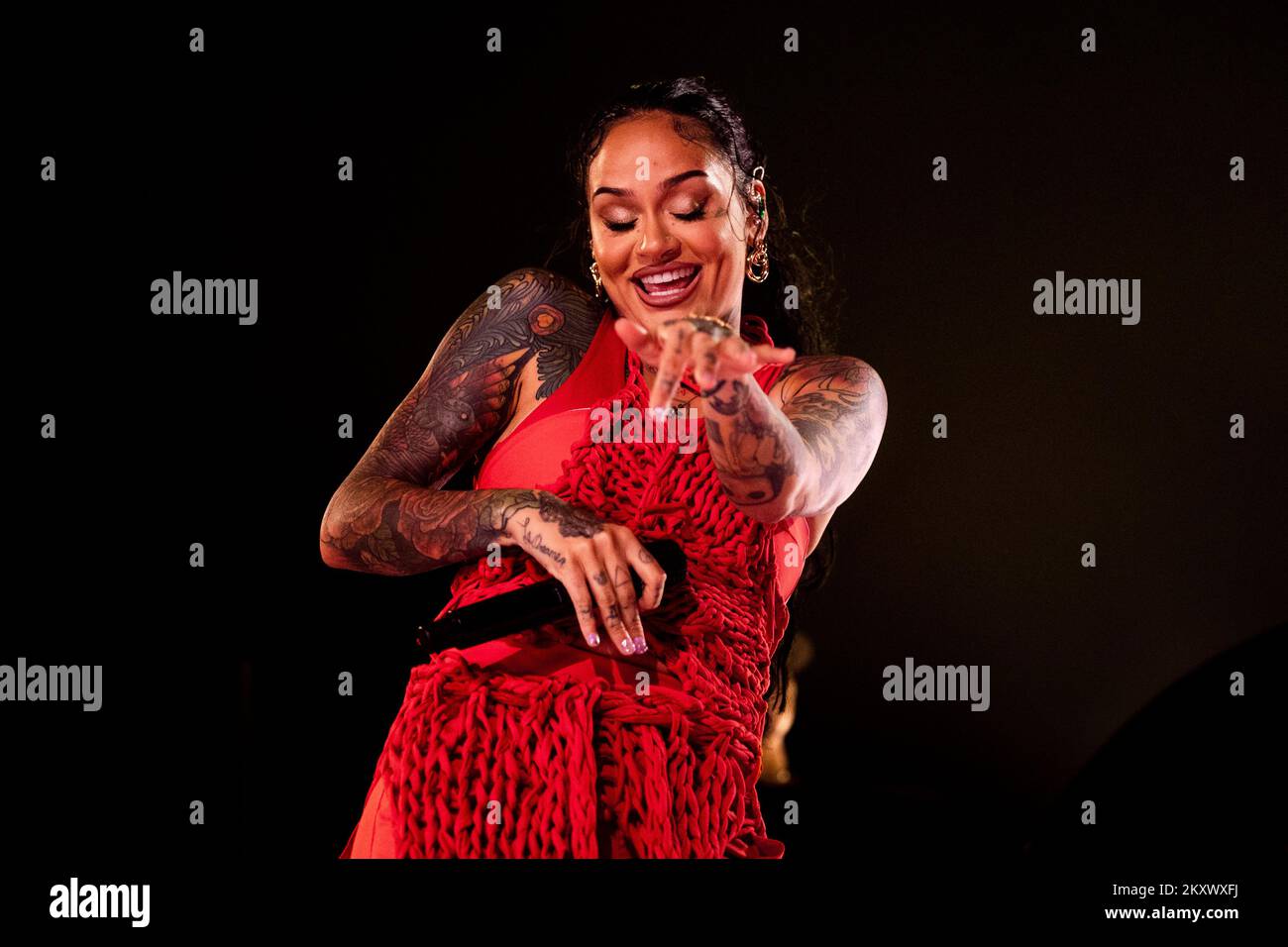 Italien 29. November 2022 Kehlani - Blue Water Road - live in Fabrique in Mailand © Andrea Ripamonti / Alamy Stockfoto
