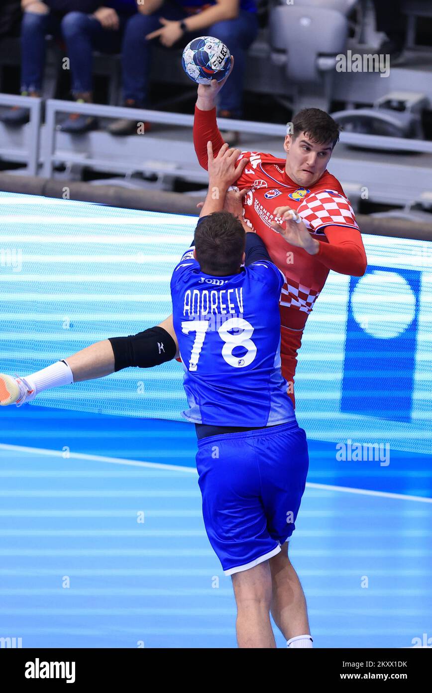 Halil Jaganjac von Kroatien in Aktion am 1. Tag Kroatien Cup 2022