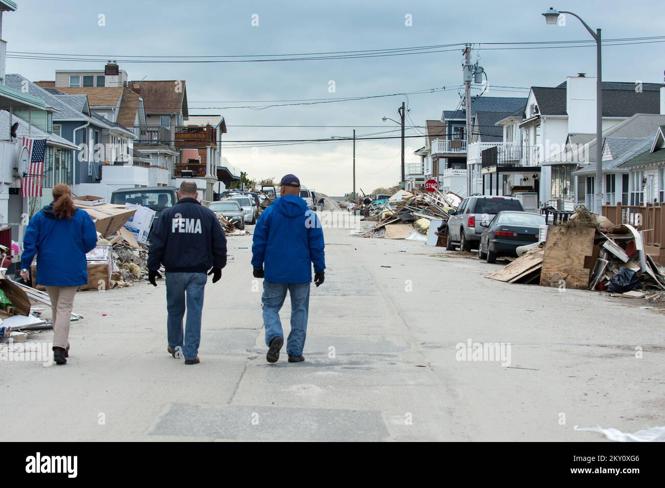 121119-N-RA981-077. New York Hurrikan Sandy. Fotos zu Katastrophen- und Notfallmanagementprogrammen, Aktivitäten und Beamten Stockfoto