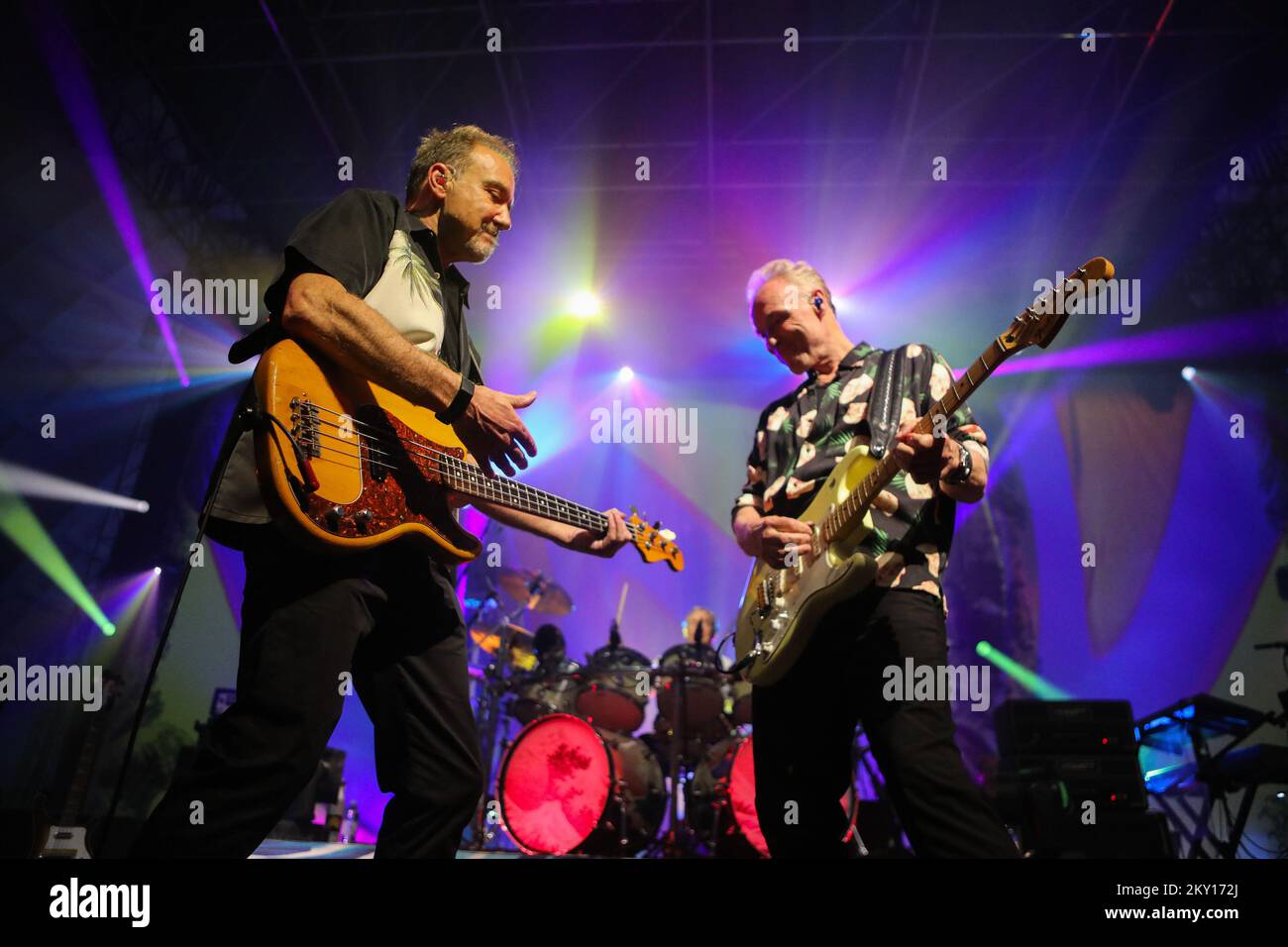 Auf der Zagreb Fair wurde das Konzert vom Schlagzeuger und Gründer der Pink Floyd Band Nick Mason im Rahmen seiner Nick Mason's Saucerful of Secrets Tour veranstaltet. Foto: Zeljko Hladika/PIXSELL Stockfoto