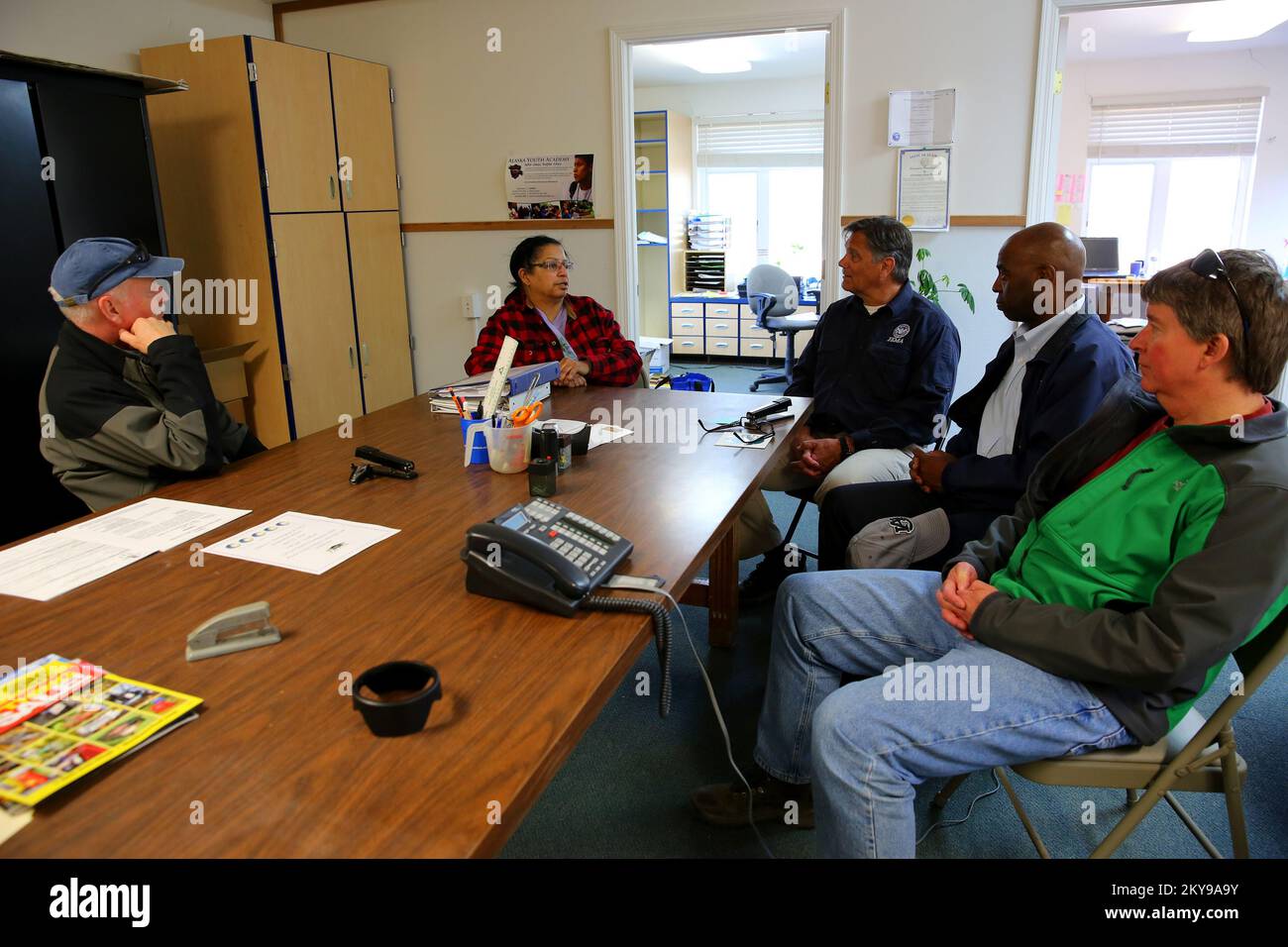 Galena, Alaska, 21. Mai, 2014. März Runner (CL) mit dem Loudon County