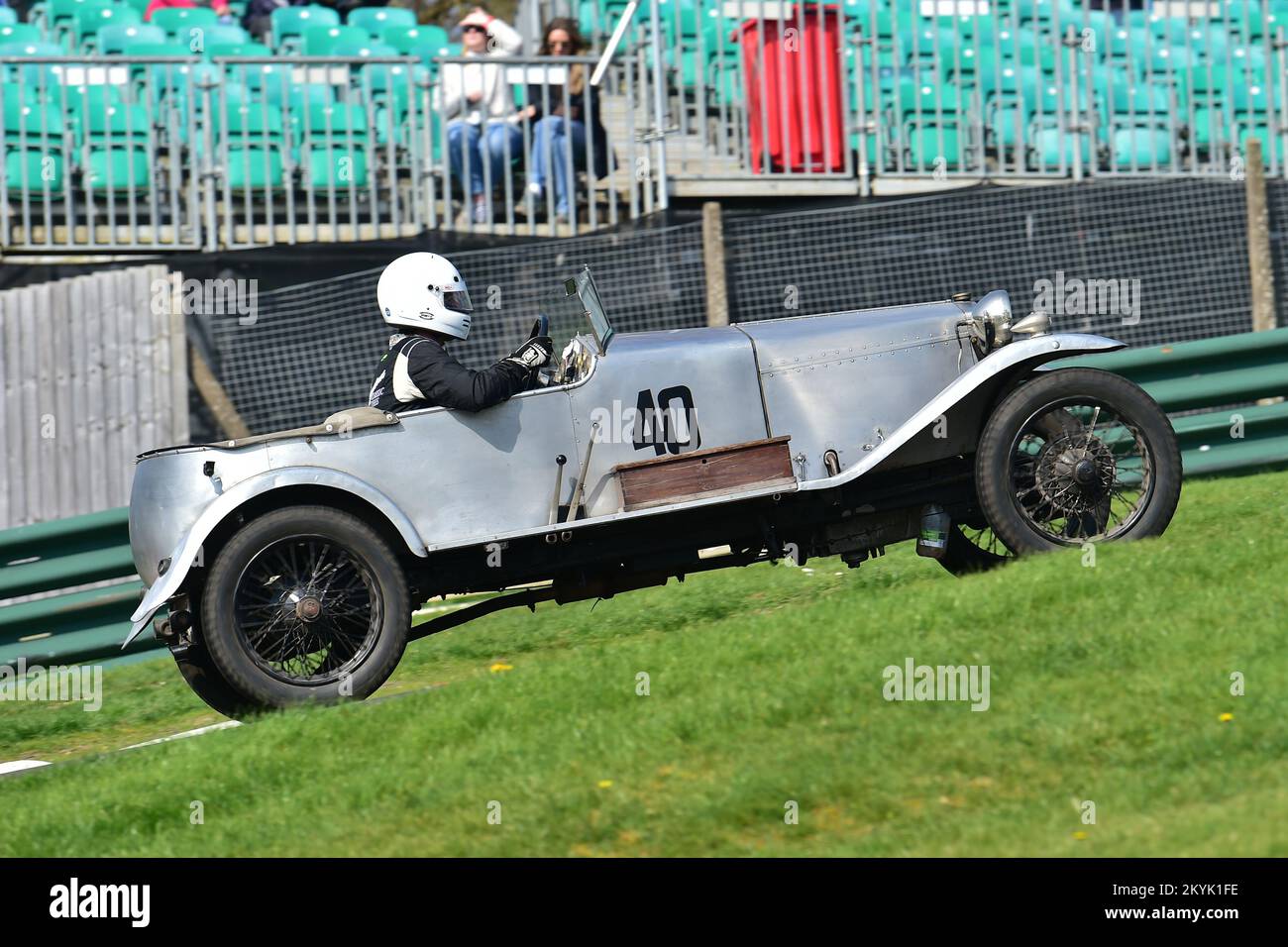 Wilfred Cawley, Frazer Nash Super Sports, Frazer Nash/GN Race, fünfzehn Minuten Nahrennen, mit Autos aus dem frühen 1920er. Bis Mitte 1930er. Jahrhundert Stockfoto