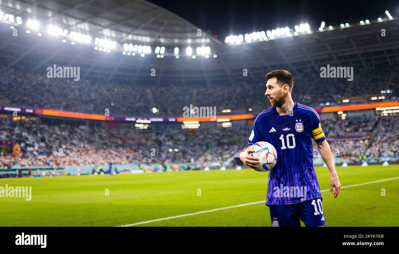 Doha, Katar. 30.. November 2022. Lionel Messi (Arg) Polen - Argentinien Polen - Argentinien Weltmeisterschaft 2022 in Katar 30.11.2022 Kredit: Moritz Muller/Alamy Live News Stockfoto