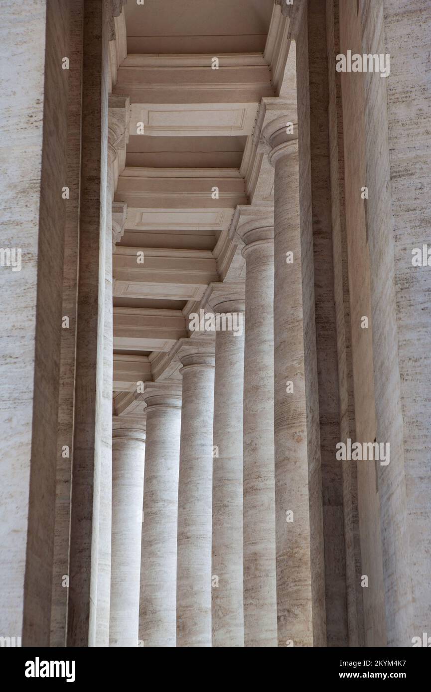 Veranda der Vatikanstadt in Rom Stockfoto