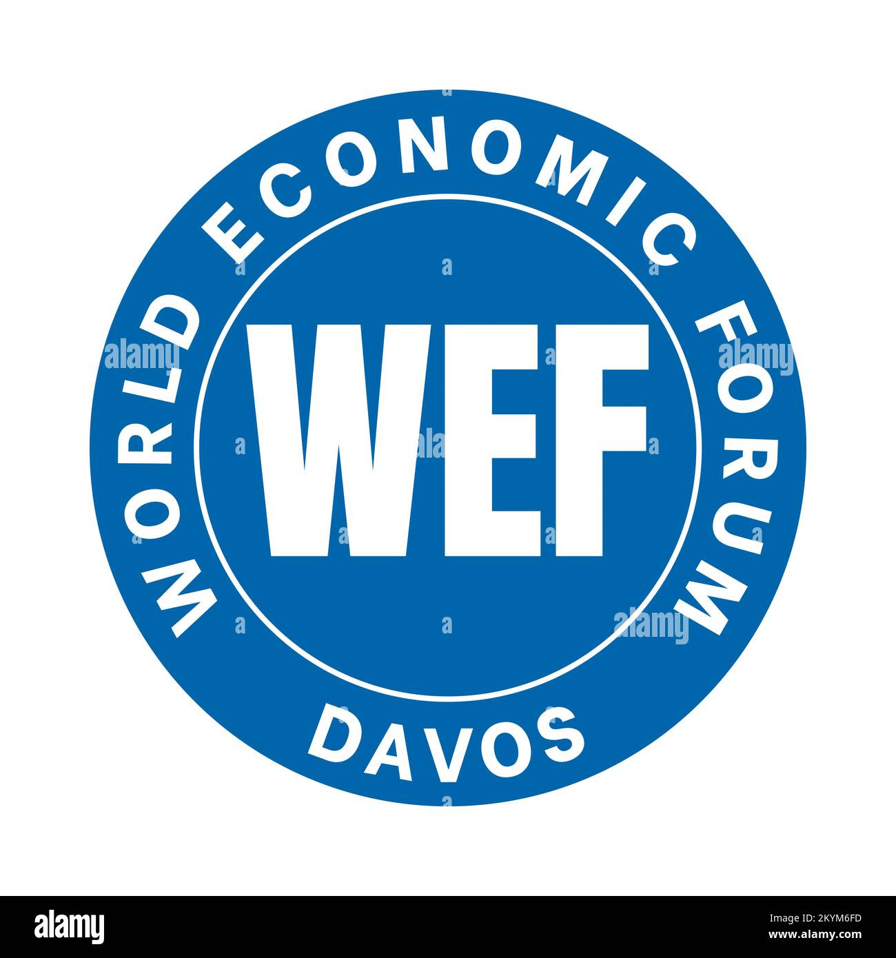 World economic forum wef logo Fotos und Bildmaterial in hoher