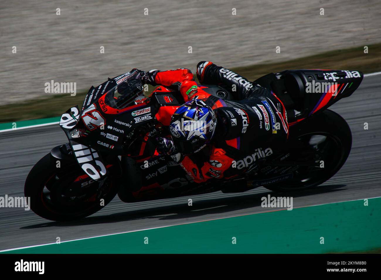 Maverick Viñales während der katalanischen MotoGP 2022 Stockfoto