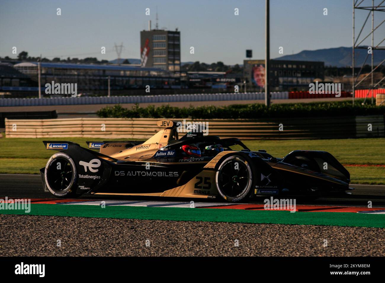 Jean Eric Vergne während der Vorsaison 2022 im Circuit Ricardo Tormo (Valencia) Stockfoto