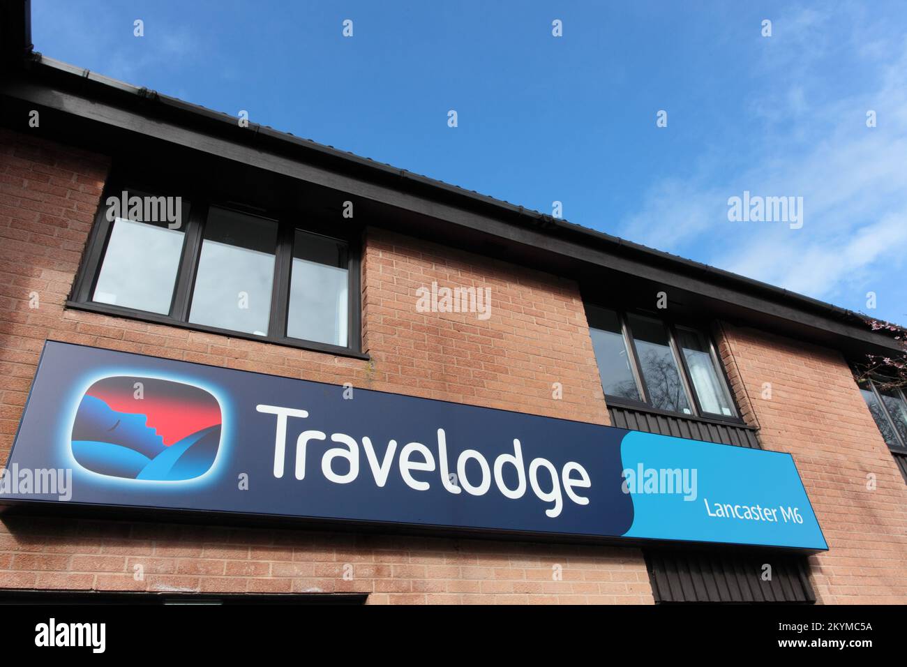 Travelodge & Moto Service Area, Autobahn M6, Northbound J32/33, White Carr Lane, Bay Horse, LA2 9DU Stockfoto