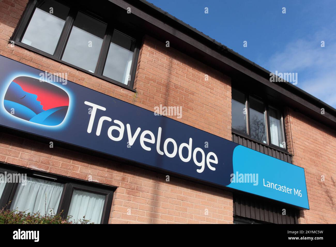 Travelodge & Moto Service Area, Autobahn M6, Northbound J32/33, White Carr Lane, Bay Horse, LA2 9DU Stockfoto