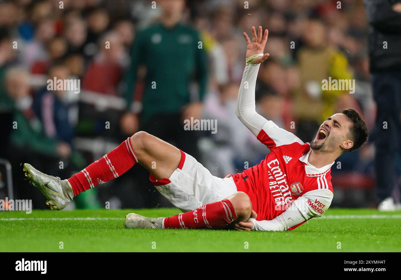 03. November 2022 - Arsenal / FC Zürich - UEFA Europa League - Gruppe A - Emirates Stadion Arsenal Fabio Vieira während des Spiels gegen den FC Zürich Bild : Mark Pain / Alamy Stockfoto