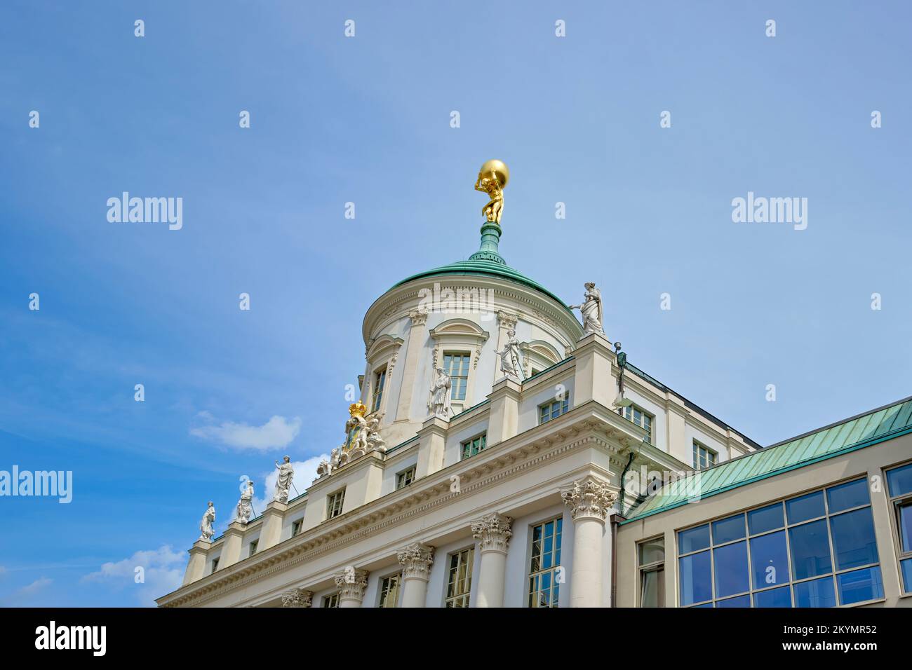 Blick auf das Alte Rathaus, heute Potsdamer Museum - Forum für Kunst und Geschichte, Potsdam, Brandenburg, Deutschland. Stockfoto