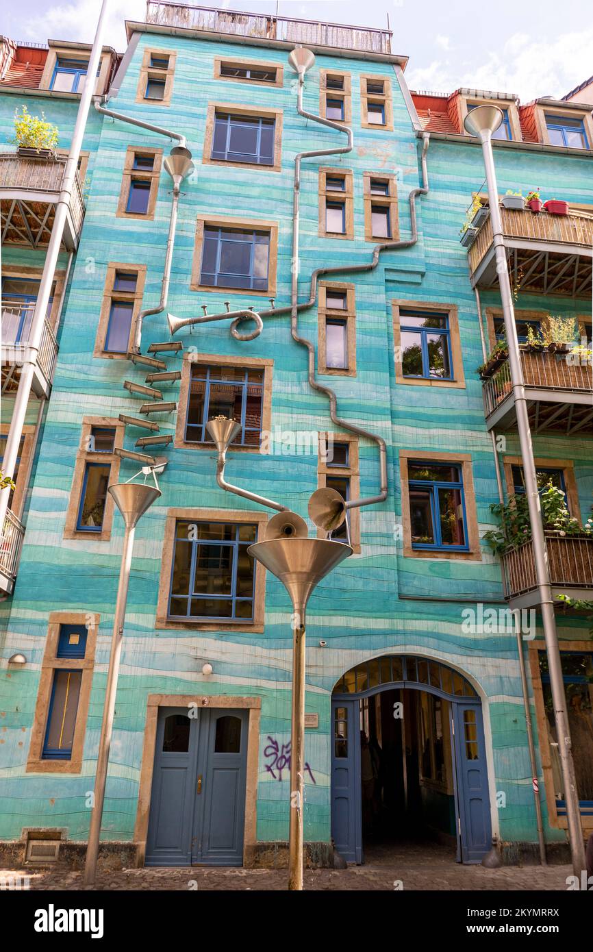 Dresden ist eine wunderschöne Stadt im Südosten Deutschlands Stockfoto