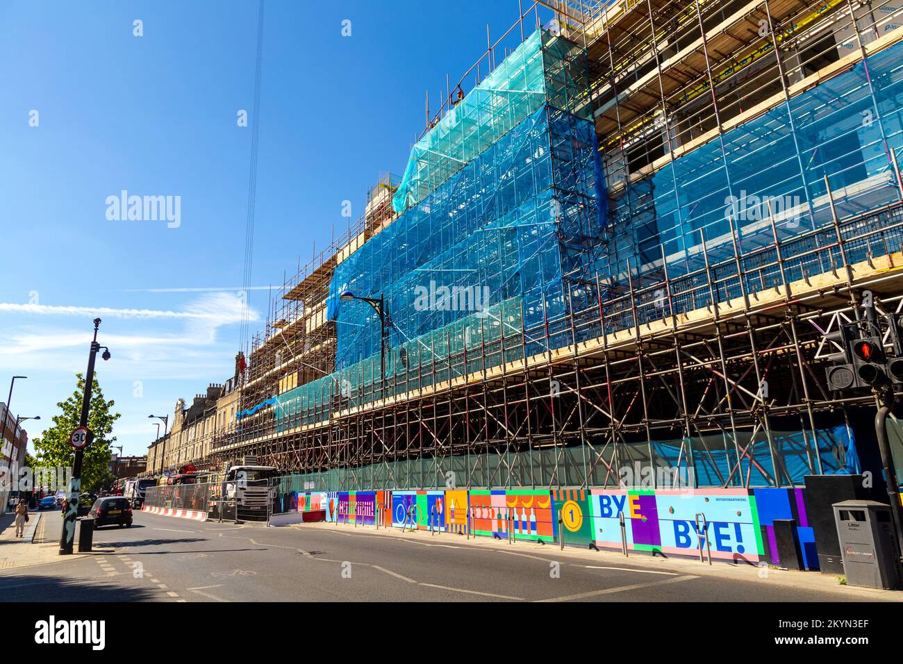Earlham Square Entwicklung entlang der Woodgrange Road, Forest Gate, Newham, London, Großbritannien Stockfoto