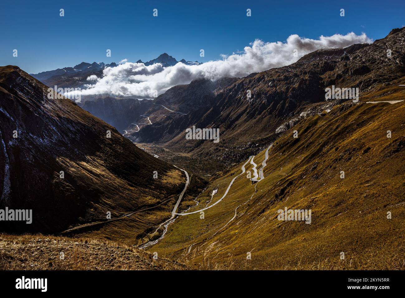 Rhone Gletscher, Schweiz Stockfoto