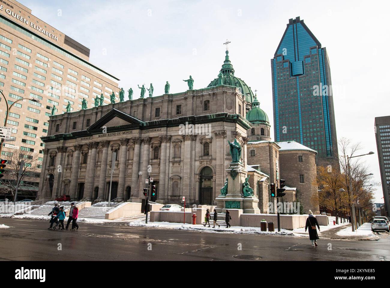 Basilique Cathédrale Marie-reine-du-Monde in Montreal, Quebec, Kanada Stockfoto