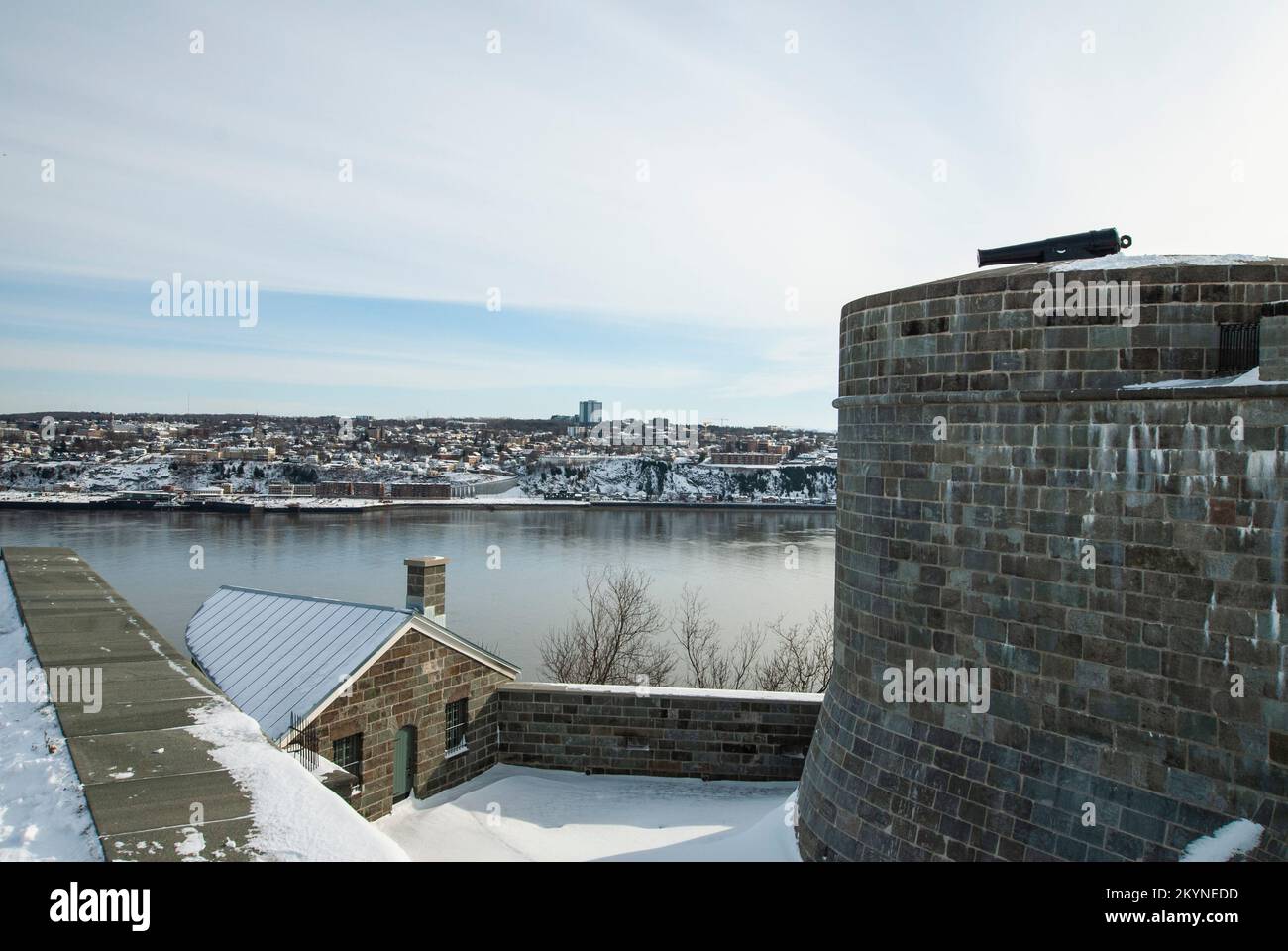 Zitadelle von Quebec in Quebec City Stockfoto