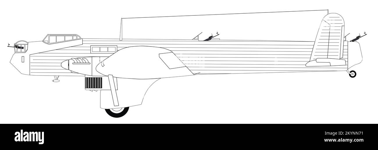 Fairey Hendon Mk II Stockfoto